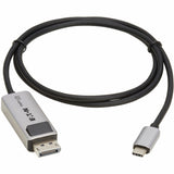 Eaton Tripp Lite Series USB-C to DisplayPort Active Adapter Cable (M/M) - 8K 60 Hz, 4K 144 Hz, HDR, 4:4:4, HDCP 2.3, Black, 3 ft. (0.9 m) — U444-003-DP8K6