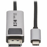 Eaton Tripp Lite Series USB-C to DisplayPort Active Adapter Cable (M/M) - 8K 60 Hz, 4K 144 Hz, HDR, 4:4:4, HDCP 2.3, Black, 3 ft. (0.9 m) — U444-003-DP8K6
