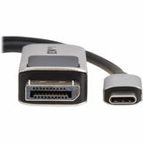 Eaton Tripp Lite Series USB-C to DisplayPort Active Adapter Cable (M/M) - 8K 60 Hz, 4K 144 Hz, HDR, 4:4:4, HDCP 2.3, Black, 3 ft. (0.9 m) — U444-003-DP8K6