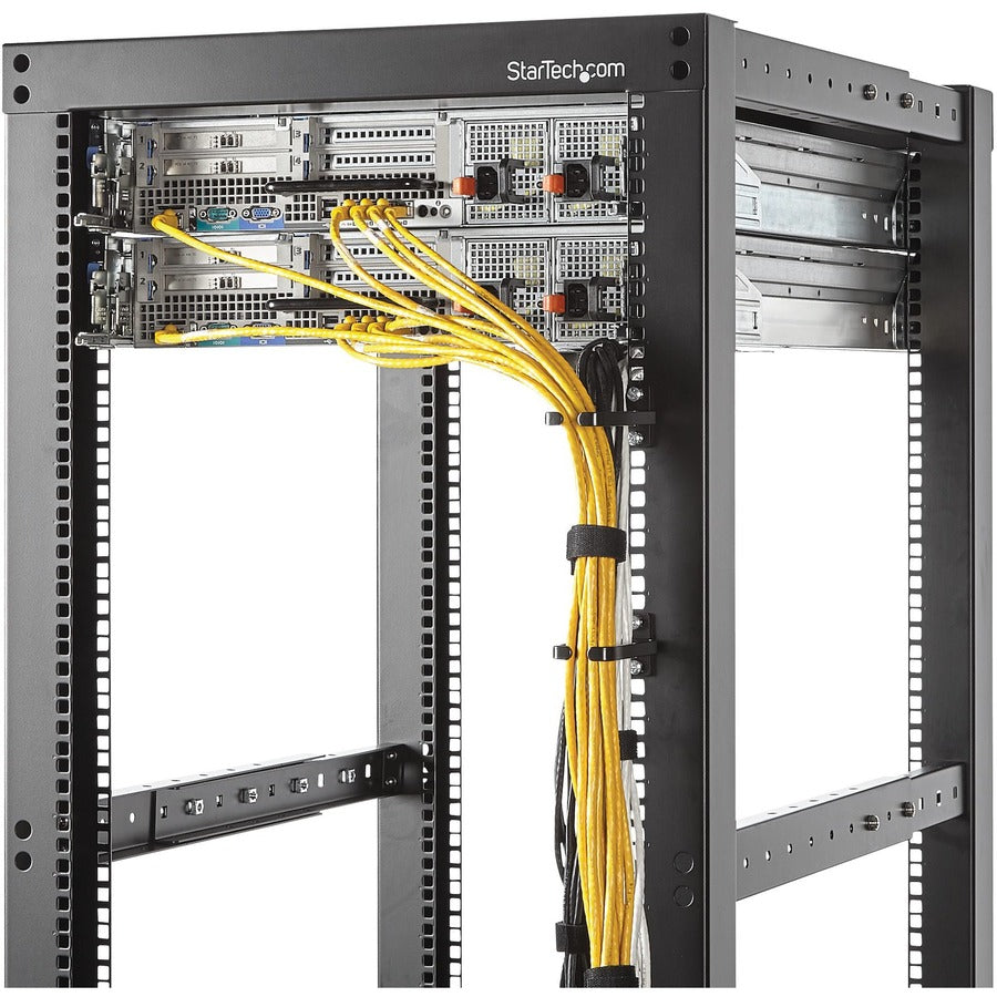 StarTech.com 1U Vertical Server Rack Cable Management D-Ring Hook - 1.8x3.9in (4.5x10cm) — CMHOOK1UN