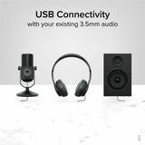 Plugable USB Audio Adapter with 3.5mm Speaker-Headphone and Microphone Jack, Add an External Stereo Sound Card to Any PC — USB-AUDIO