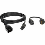 Eaton 3.7kW Single-Phase 208/230V Switched PDU - LX Platform, 8 C13 Outlets, C20 Input with L6-20P Adapter, 2.4m Cord, 1U Rack-mount, TAA — PDUMH20HVNET