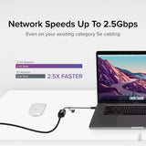 Plugable 2.5G USB C and USB to Ethernet Adapter - 2-in-1 Adapter — USBC-E2500