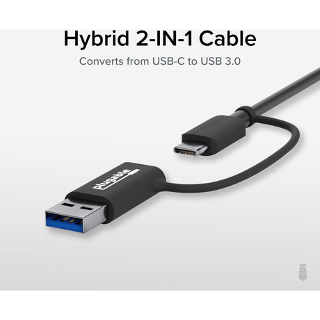 Plugable 2.5G USB C and USB to Ethernet Adapter - 2-in-1 Adapter — USBC-E2500