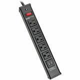 Eaton Tripp Lite Series 5-Outlet Surge Protector with 2 USB Ports (3.4A Shared) - 6 ft. (1.83 m) Cord, 450 Joules, Metal Housing — TLM526USBB