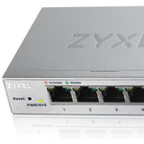 Zyxel 5-Port Gigabit Ethernet Web Managed Switch | VLAN Support | Sturdy Metal Case | Desktop or Wall-Mount | Fanless |Lifetime Warranty | QoS | Ethernet Splitter | GS1200-5