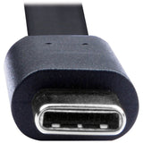 Eaton Tripp Lite Series USB-A to USB-C Flat Cable - M/M, USB 2.0, Black, 3 ft. (0.91 m) — U038-003-FL
