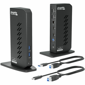 Plugable USB 3.0 and USB-C Universal Laptop Docking Station for Windows and Mac — UD-3900Z