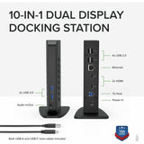 Plugable USB 3.0 and USB-C Universal Laptop Docking Station for Windows and Mac — UD-3900Z