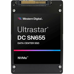 WD Ultrastar DC SN655 WUS5EA176ESP7E3 7.68 TB Solid State Drive - U.3 15 mm Internal - U.3 (PCI Express NVMe 4.0) - Read Intensive — 0TS2462