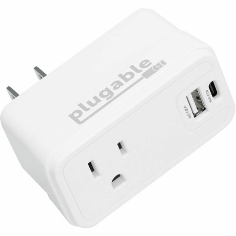 Plugable Wall Outlet Extender with 1x USB-C and 1x USB, 32W USB C Charger Block — PS1-CA1