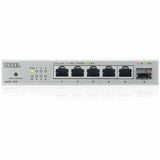 Zyxel 8-Port 2.5Gb MultiGig Ethernet Unmanaged Switch | 5 x 100/1G/2.5G Ports + 1 x 10G SFP+ | Plug & Play | Metal Housing | Desktop or Wall-Mount | Ethernet Splitter | Lifetime Warranty | XMG-105 — XMG105