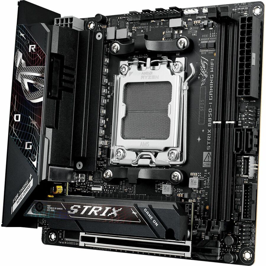 Asus ROG Strix B850-I GAMING WIFI Gaming Desktop Motherboard - AMD B850 Chipset - Socket AM5 - Mini ITX — ROG STRIXB850-IGAMINGWIFI