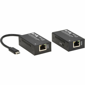 Eaton Tripp Lite Series USB-C to HDMI over Cat6 Extender Kit, Transmitter/Receiver, 4K 120 Hz, HDR10, Up to 82 ft. (25 m) — B127C-1A1-CH2
