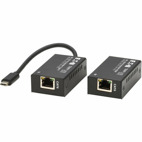 Eaton Tripp Lite Series USB-C to HDMI over Cat6 Extender Kit, Transmitter/Receiver, 4K 120 Hz, HDR10, Up to 82 ft. (25 m) — B127C-1A1-CH2