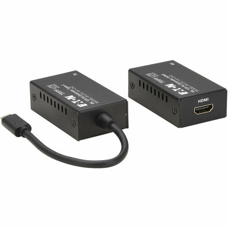 Eaton Tripp Lite Series USB-C to HDMI over Cat6 Extender Kit, Transmitter/Receiver, 4K 120 Hz, HDR10, Up to 82 ft. (25 m) — B127C-1A1-CH2