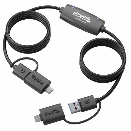 Plugable USB Data Transfer Cable PC to PC, Compatible with Windows USB C and USB 3.0 — USBC-TRAN