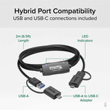 Plugable USB Data Transfer Cable PC to PC, Compatible with Windows USB C and USB 3.0 — USBC-TRAN
