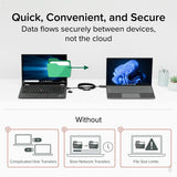 Plugable USB Data Transfer Cable PC to PC, Compatible with Windows USB C and USB 3.0 — USBC-TRAN