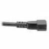 Eaton Tripp Lite Series Power Cord, C14 to C21 - Heavy-Duty, 15A, 250V, 14 AWG, 2 ft. (0.6 m), Black — P037-002
