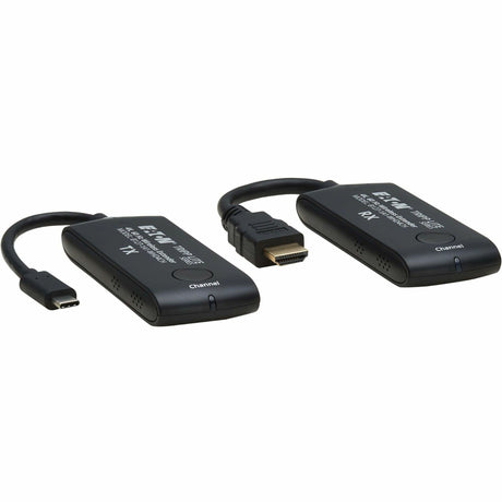 Eaton Tripp Lite Series USB-C to HDMI over Wireless Extender Kit, 4K 60 Hz, Wireless USB-C to HDMI, Switchable Channel, Up to 65 ft. (20 m) — B127-1A1-WHD4CH