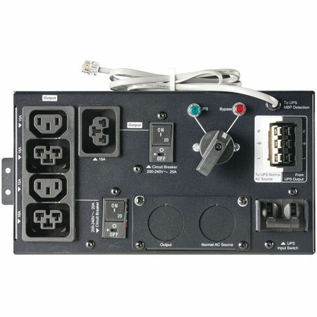 Eaton 9PX G2 Maintenance Bypass for 9PX6KIECG2 UPS System, Hardwired Input, 3 C39 and 2 C13 Outlets, 0U Rack/Tower/Wall — MBP6KIECG2