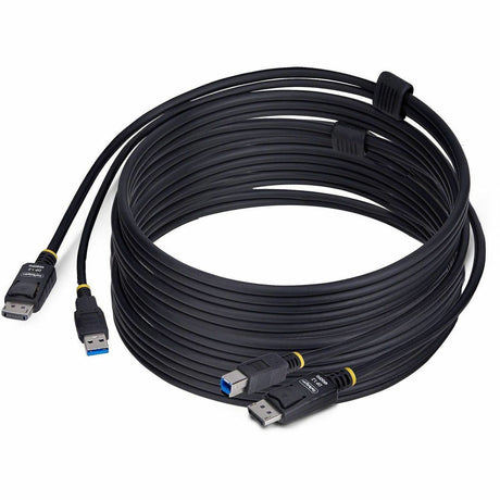 StarTech.com 10ft (3m) DisplayPort and USB 5Gbps KVM Cable, 4K 60Hz, Universally Compatible DP 1.2/USB 3.0 Combo Cable for KVM Switches — DU12210-KVM-CABLE