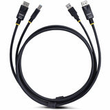 StarTech.com 10ft (3m) DisplayPort and USB 5Gbps KVM Cable, 4K 60Hz, Universally Compatible DP 1.2/USB 3.0 Combo Cable for KVM Switches — DU12210-KVM-CABLE