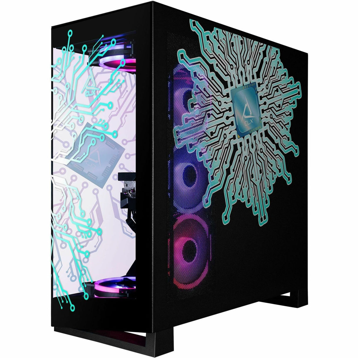 CLX Horus Gaming Desktop Computer - Intel Core Ultra 9 285K - 64 GB - 6 TB HDD - 2 TB SSD - Mid-tower - Black — TGMHORRTU5207BX