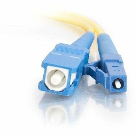 C2G-2m LC-SC 9/125 OS1 Simplex Singlemode PVC Fiber Optic Cable - Yellow — 37109