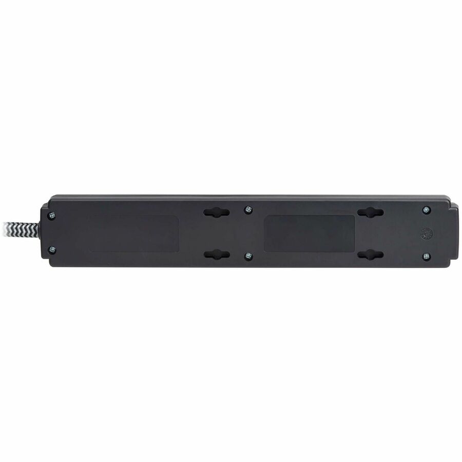 Eaton Tripp Lite Series Protect It! 6-Outlet Surge Protector - 5-15R Outlets, 1500 Joules, 25 ft. (7.6 m) Braided Cord, Black — TLP625DB