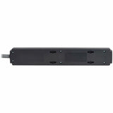 Eaton Tripp Lite Series Protect It! 6-Outlet Surge Protector - 5-15R Outlets, 1500 Joules, 25 ft. (7.6 m) Braided Cord, Black — TLP625DB