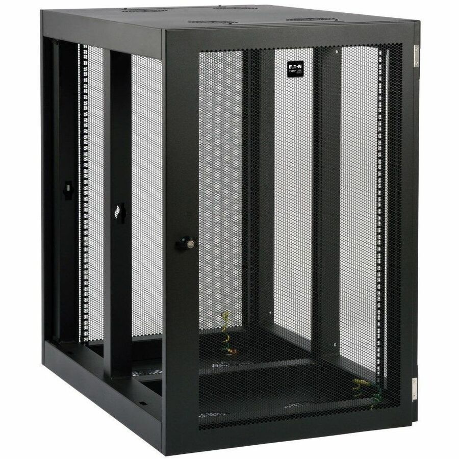 Eaton Tripp Lite Series SmartRack 18U Heavy-Duty Low-Profile Server-Depth Side-Mount Wall-Mount Rack Enclosure Cabinet — SRW18UHD
