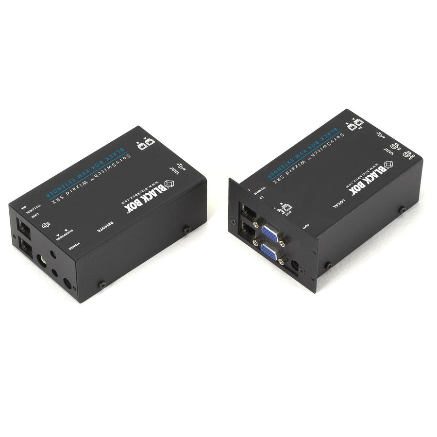 Black Box ServSwitch Wizard USB SRX KVM Extenders, Dual-Video, USB, Audio, and RS-232 — ACU5052A