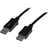 StarTech.com 32ft (10m) Active DisplayPort Cable, 4K UHD DisplayPort Cable, Long DP Cable/Cord for Projector/Monitor, w/ Latches — DISPL10MA