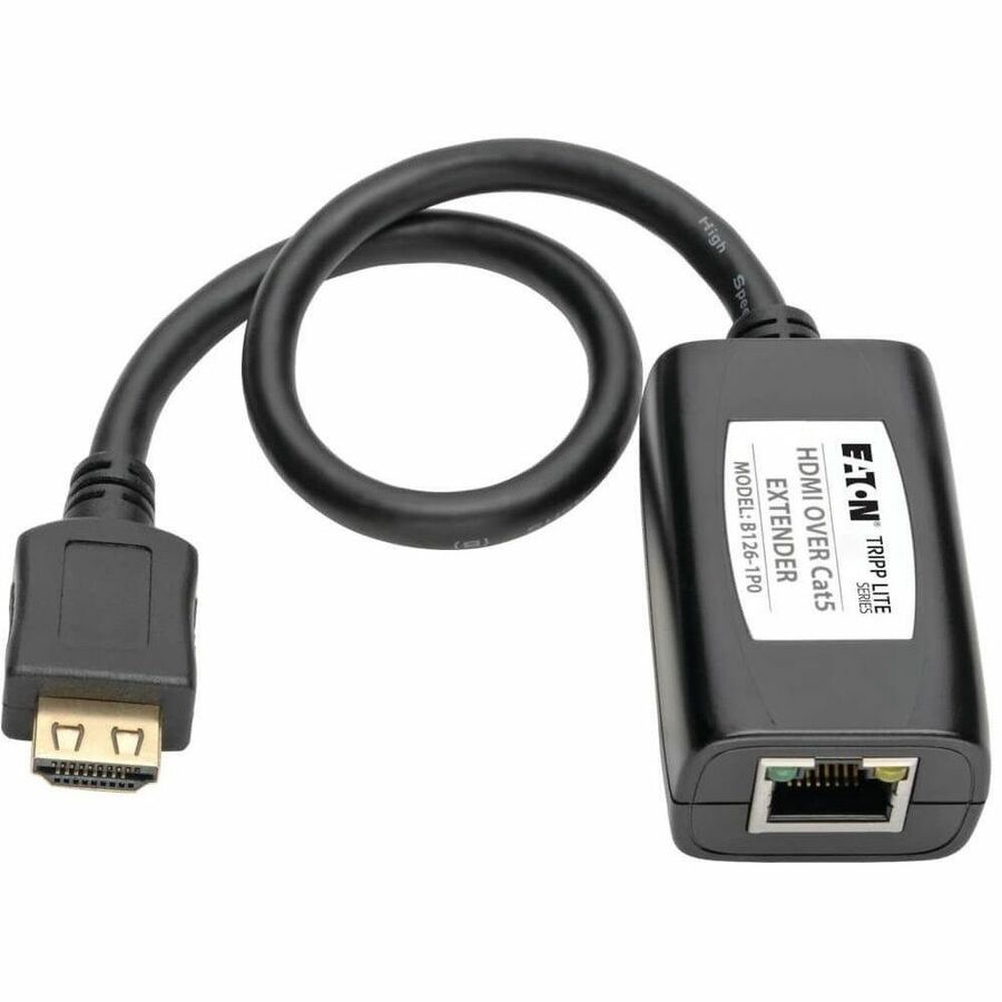 Eaton Tripp Lite Series HDMI over Cat5/6 Passive Extender, Box-Style Remote Receiver for Video/Audio, Up to 100 ft. (30 m), TAA — B126-1P0