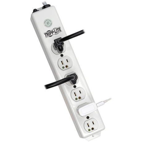 Eaton Tripp Lite Series Safe-IT UL 1363 Medical-Grade Power Strip, 6x Hospital-Grade Outlets, Antimicrobial, 15 ft. (4.57 m) Cord — PS-615-HG