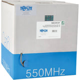 Eaton Tripp Lite Series Cat6 Gigabit Solid Core UTP PVC Bulk Ethernet Cable, Gray, 1000 ft. (304.8 m), TAA — N222-01K-GY