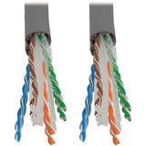 Eaton Tripp Lite Series Cat6 Gigabit Solid Core UTP PVC Bulk Ethernet Cable, Gray, 1000 ft. (304.8 m), TAA — N222-01K-GY