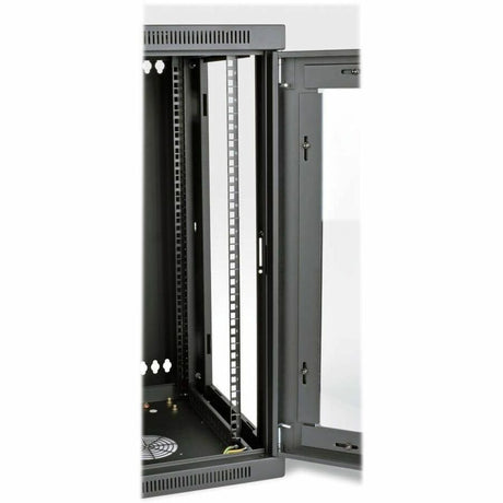 Eaton Tripp Lite Series SmartRack 15U Low-Profile Switch-Depth Wall-Mount Half-Height Rack Enclosure, Clear Acrylic Window, Hinged Back — SRW15USG