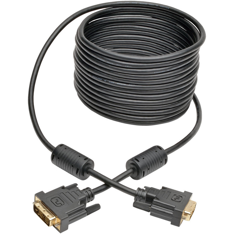 Eaton Tripp Lite Series DVI Single Link Cable, Digital TMDS Monitor Cable (DVI-D M/M), 20 ft. (6.09 m) — P561-020