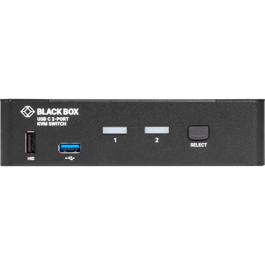 Black Box USB-C 4K KVM Switch, 2-Port — KVMC4K-2P