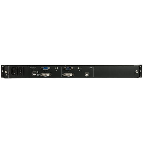 StarTech.com Dual Rail Rackmount KVM Console HD 1080p - DVI/VGA KVM w/17" LCD Monitor - 1U LCD KVM Server Rack Drawer w/Cables USB Support — RKCOND17HD