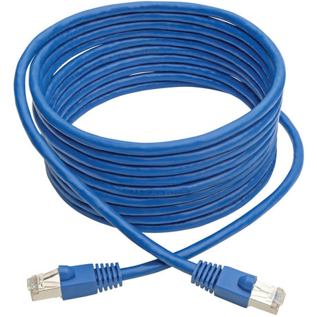 Eaton Tripp Lite Series Cat6a 10G Snagless Shielded STP Ethernet Cable (RJ45 M/M), PoE, Blue, 15 ft. (4.57 m) — N262-015-BL