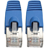 Eaton Tripp Lite Series Cat6a 10G Snagless Shielded STP Ethernet Cable (RJ45 M/M), PoE, Blue, 15 ft. (4.57 m) — N262-015-BL