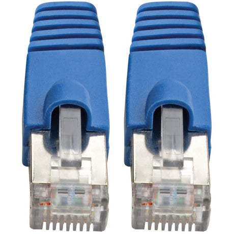 Eaton Tripp Lite Series Cat6a 10G Snagless Shielded STP Ethernet Cable (RJ45 M/M), PoE, Blue, 15 ft. (4.57 m) — N262-015-BL
