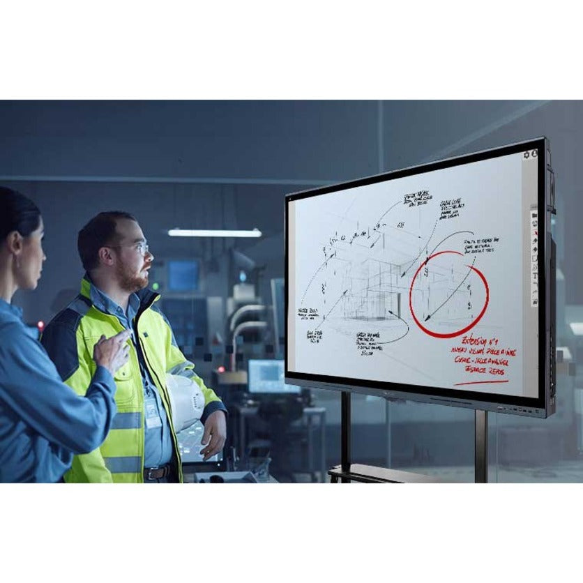 ViewSonic ViewBoard IFP8662 - 4K UHD Interactive Display with Integrated Software, 65W USB C, RJ45 - 350 cd/m2 - 86" — IFP8662