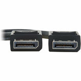 Eaton Tripp Lite Series DisplayPort 2.1 Cable with Latching Connectors (M/M), 8K 60 Hz, 40 Gbps, HDR, HBR3, MST, 4:4:4, HDCP 2.2, Black, 6 ft. (1.8 m) — P580-006-8K6-2