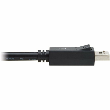 Eaton Tripp Lite Series DisplayPort 2.1 Cable with Latching Connectors (M/M), 8K 60 Hz, 40 Gbps, HDR, HBR3, MST, 4:4:4, HDCP 2.2, Black, 6 ft. (1.8 m) — P580-006-8K6-2