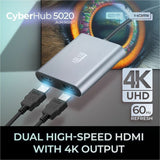 Adesso USB-C to Dual HDMI Adapter — AUH-5020